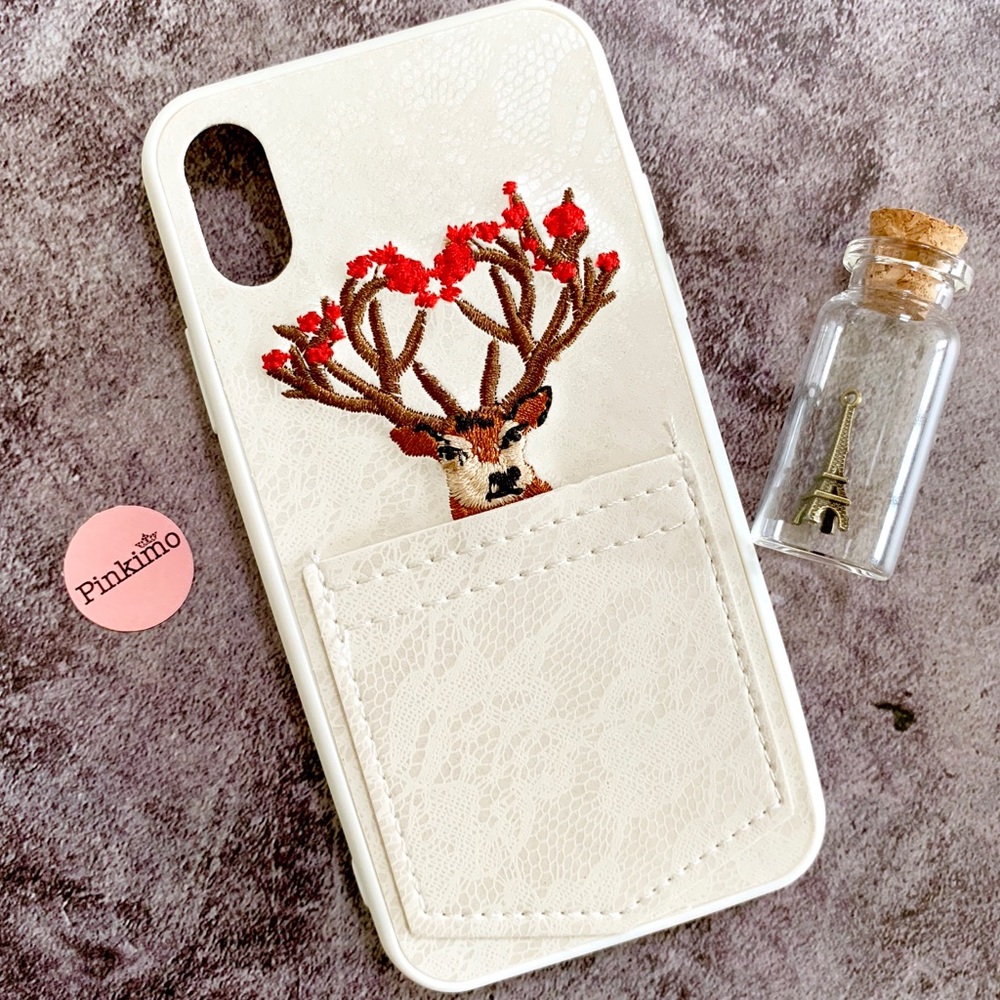 New iPhone XS MAX/X/XS/8+/7+ Leather Deer Case